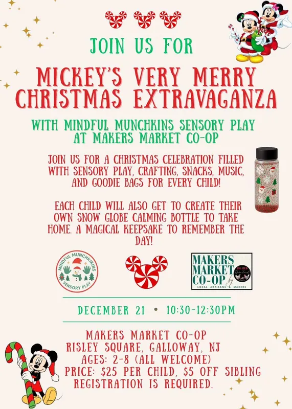 Mindful munchkins; Mickeys very Merry Christmas