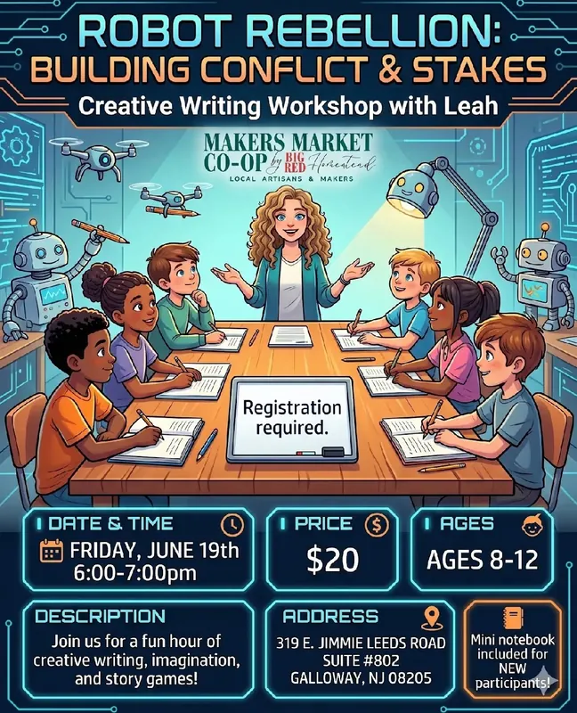 Creating writing with Leah
