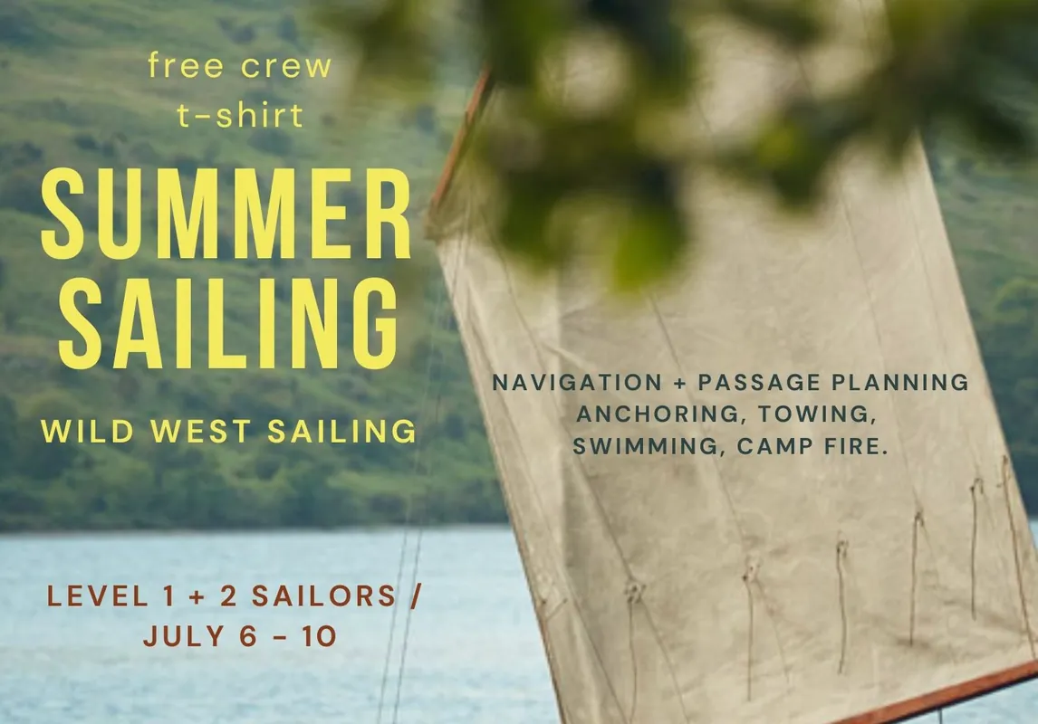 SUMMER CAMP |  Youth Driven Sailing | Level 1 + 2
