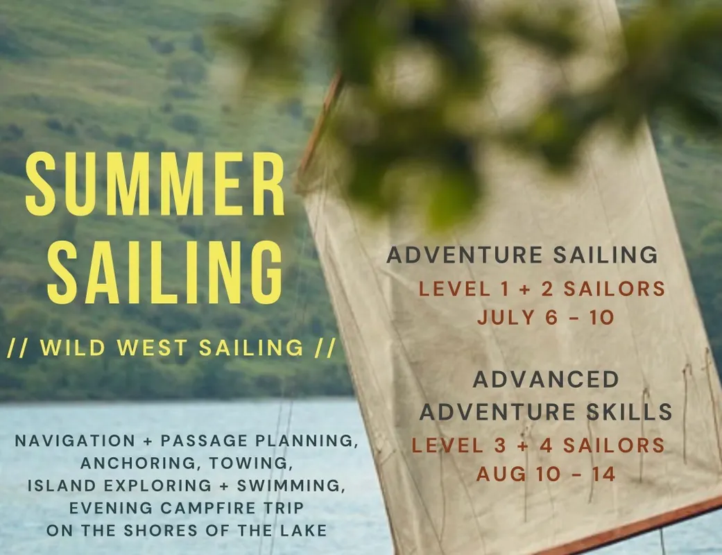 ADVENTURE SKILLS |  Youth Driven Sailing | Level 3 + 4