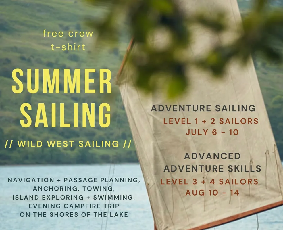 ADVENTURE SKILLS |  Youth Driven Sailing | Level 3 + 4