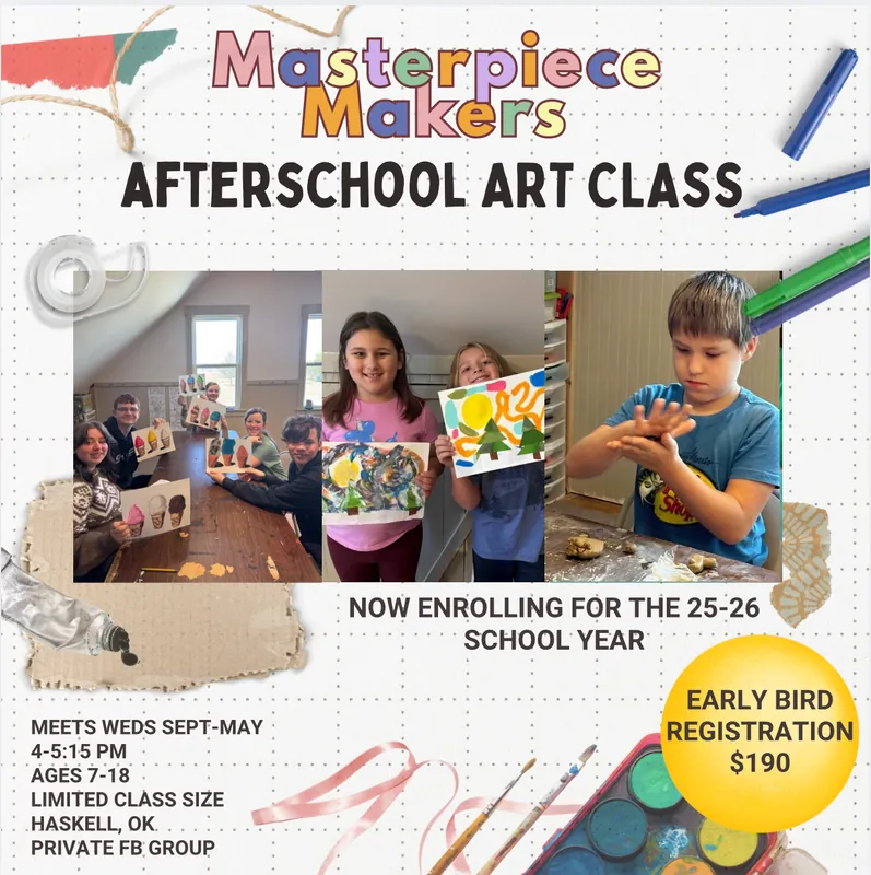 Teen Art Class (13-18yrs) (Thursdays 4-5:30PM)