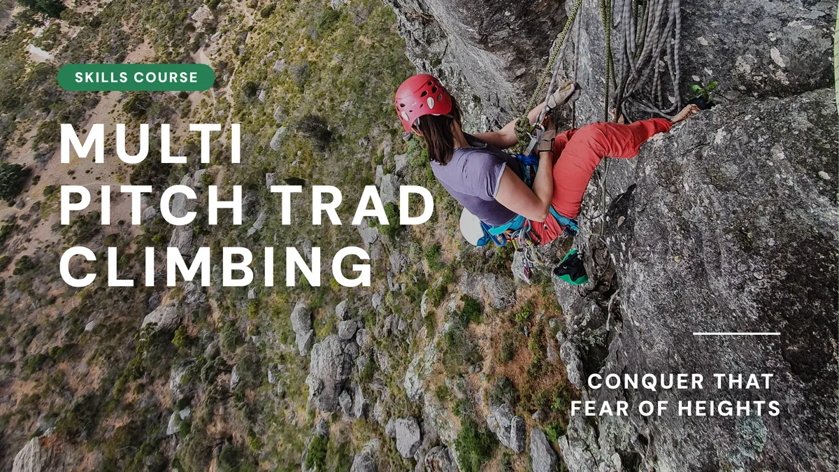Multi Pitch Trad Climbing