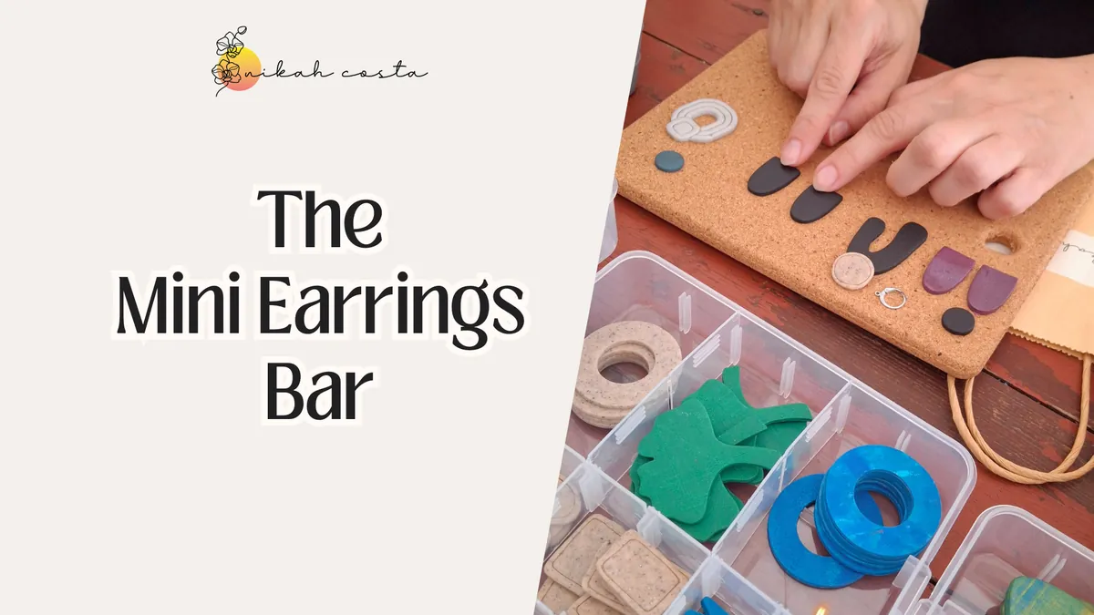 The Mini Earrings Bar Workshop at Perle Pop Up - English