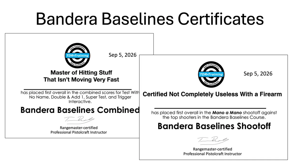 Bandera Baselines Challenge 2!  Fantastic Prizes!