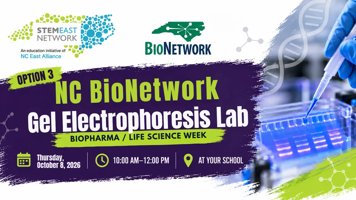 NC BioNetwork Gel Electrophoresis Lab - OPTION 3