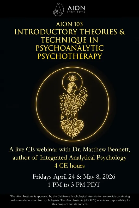 AION 103 Introductory Theories and Technique in Psychoanalytic Psychotherapy