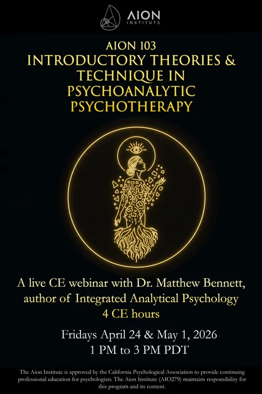 AION 103 Introductory Theories and Technique in Psychoanalytic Psychotherapy