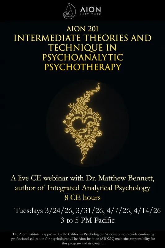 AION 201 Intermediate Theories and Technique in Psychoanalytic Psychotherapy