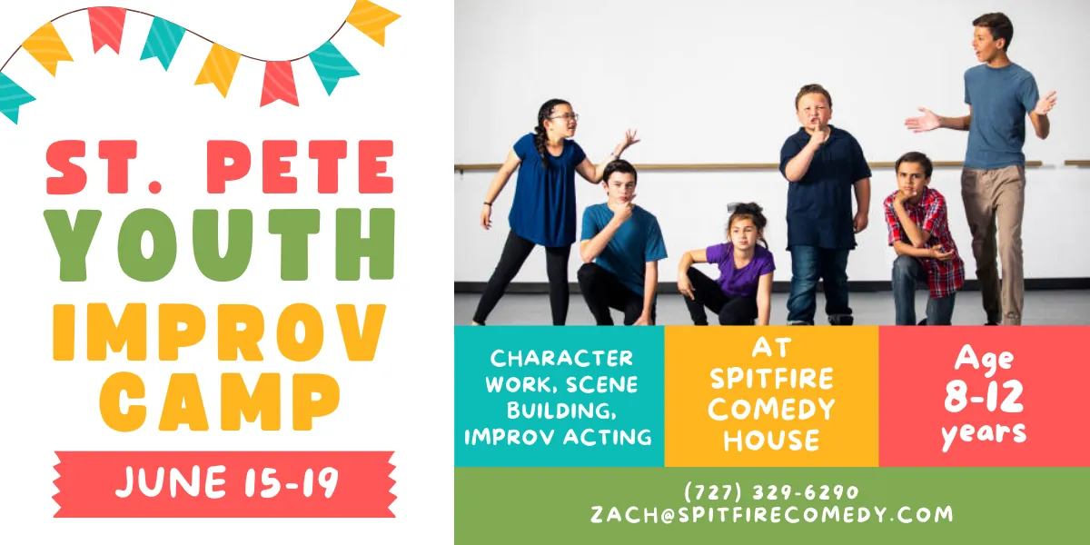 Budding Performers - St. Pete Youth Improv Camp - Ages 8-12