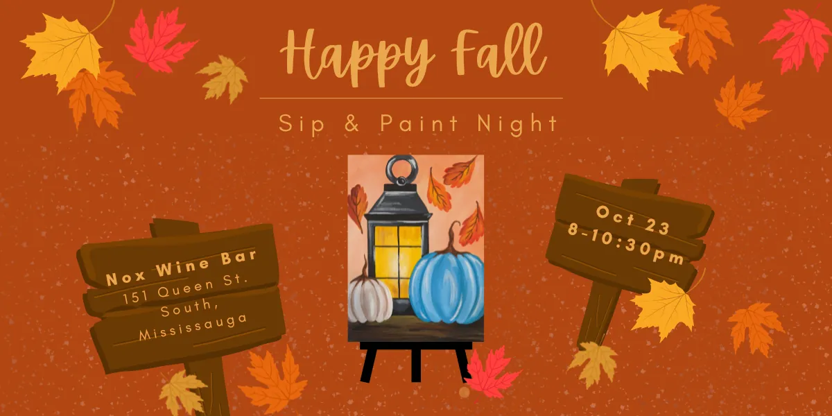 Happy Fall Sip & Paint Night