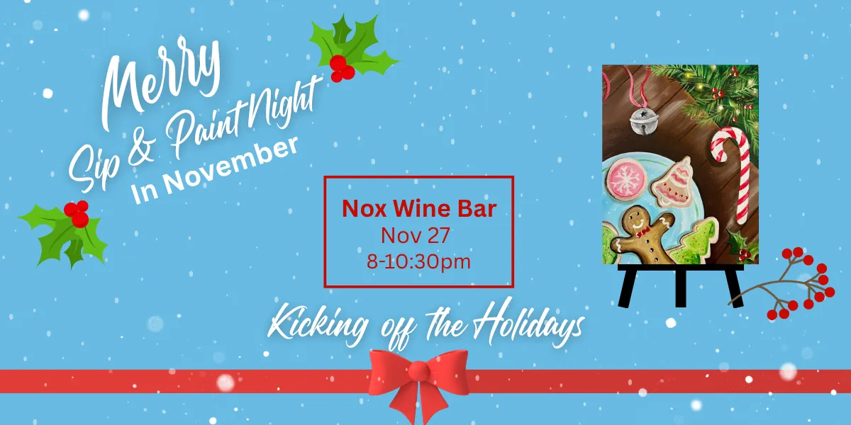 Merry Sip & Paint Night In November