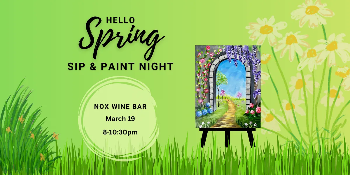 Hello Spring Sip & Paint Night