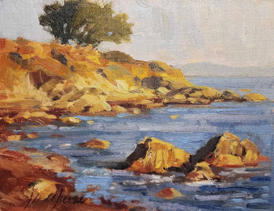 Painting Water, Reflections and Rocks- Rocks look like potatos? This class is the fix!