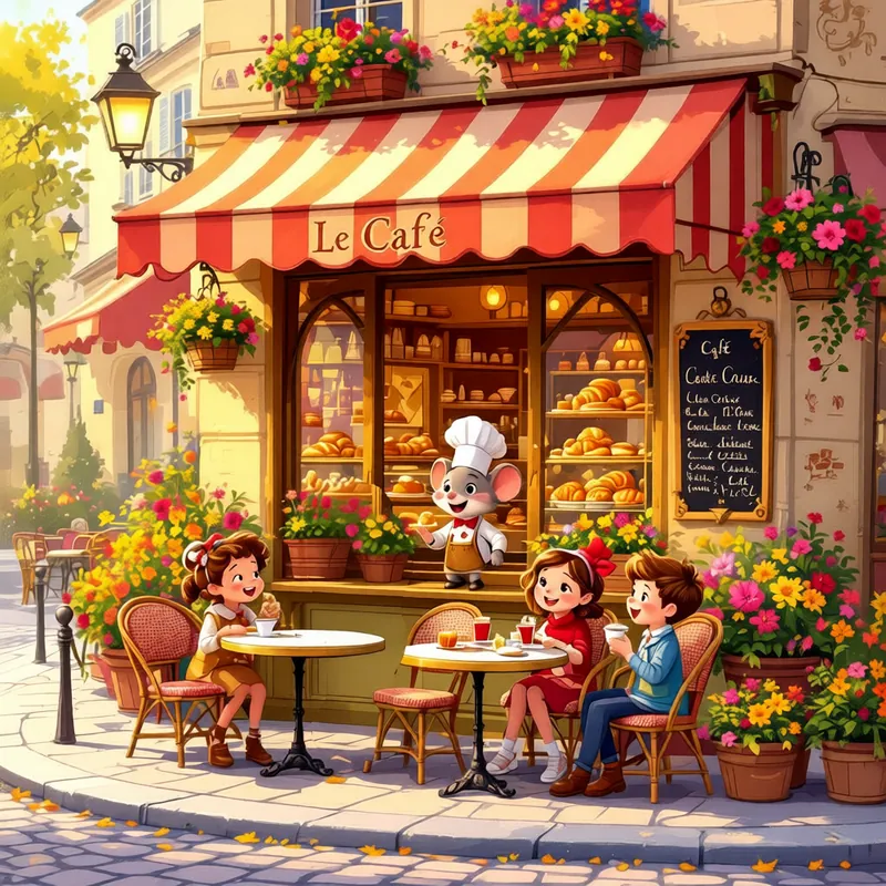 French Camp Half Day PM : Le café