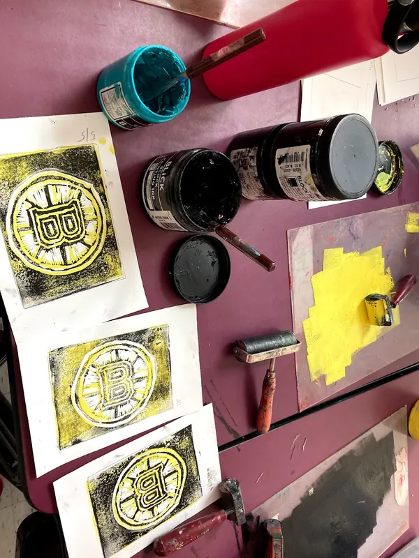 Holiday Printmaking Cards with Lisa Bresler