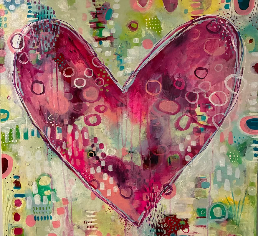 Guided Painting: Hearts with Emily Mitchell