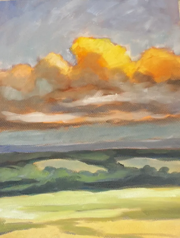 Painting Autumn Skies & Fall Foliage (3-Part Series): Chalk Pastel