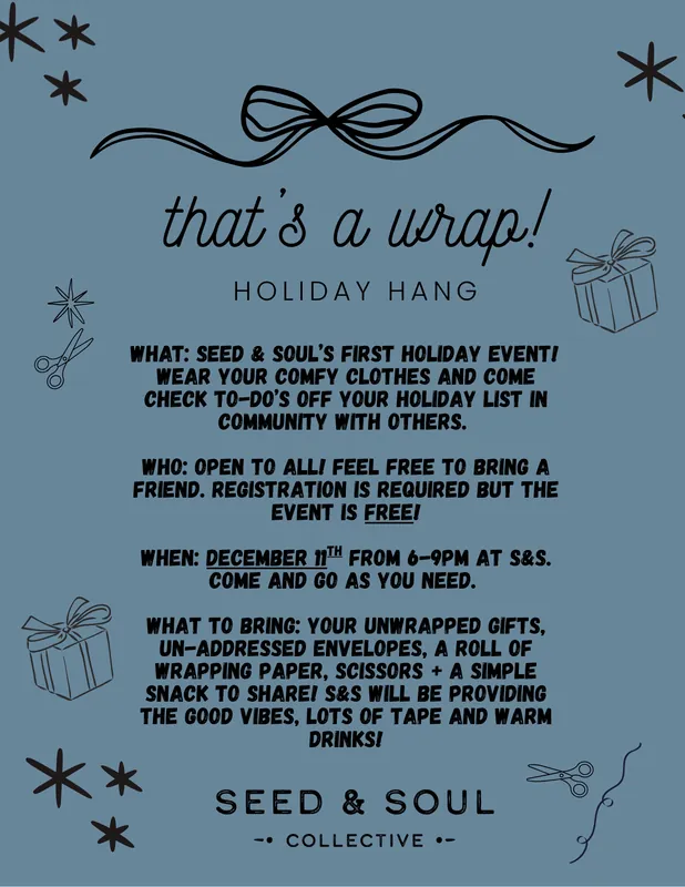 That's a Wrap - S&S Holiday Hang