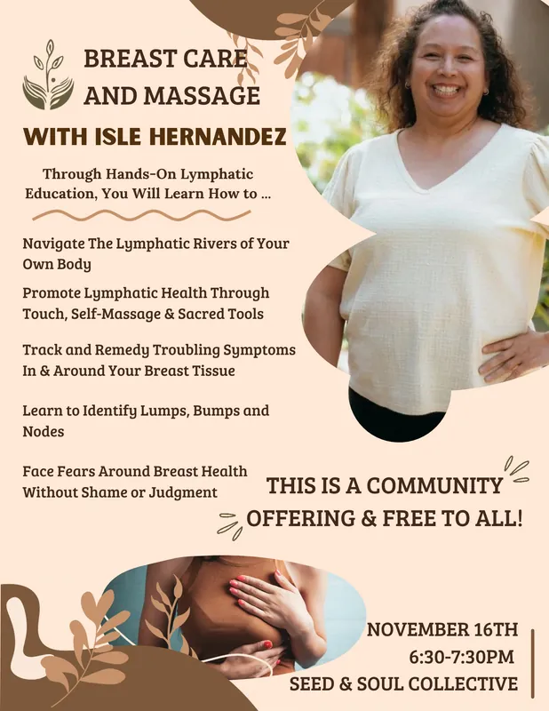 Breast-Care & Massage with Isle Hernandez-Allen