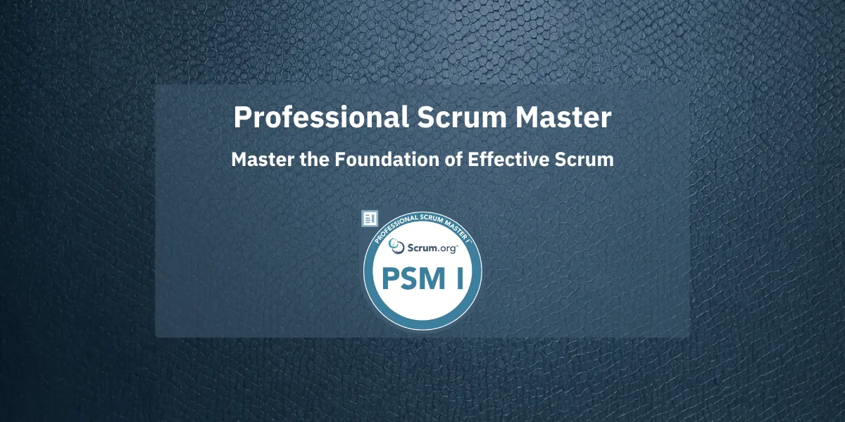 Professional Scrum Master