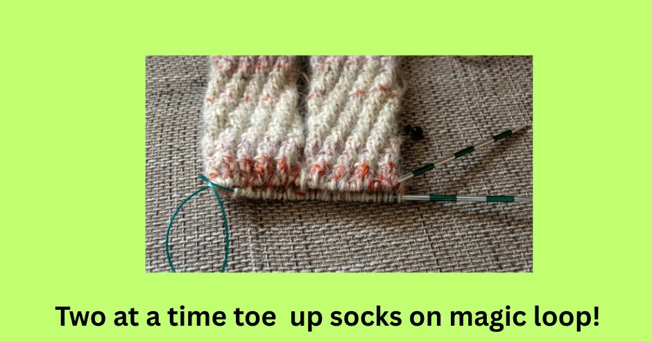 Sock Toe Up Afterthought Heel 2 classes