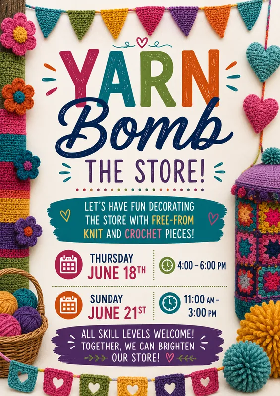 Yarn Bomb