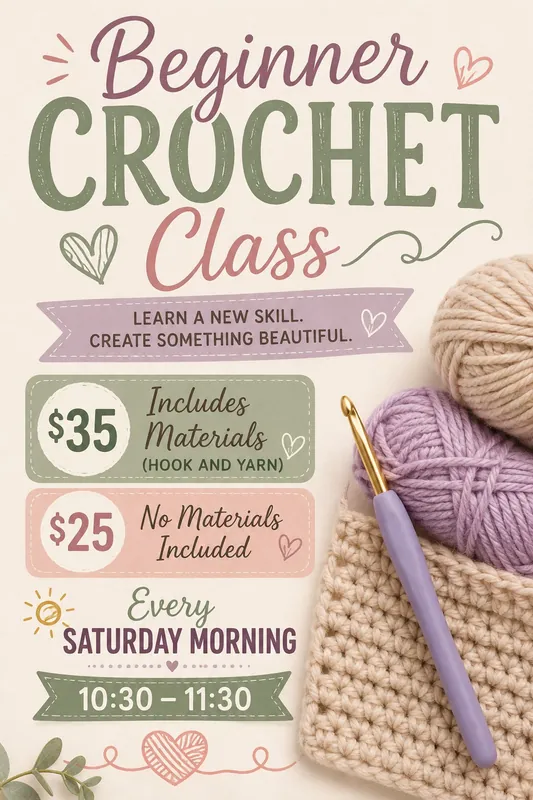 Adult Begginer Crochet