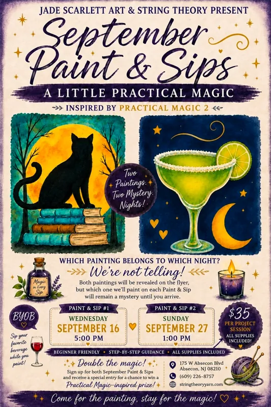 Paint and Sip Mystery class 2