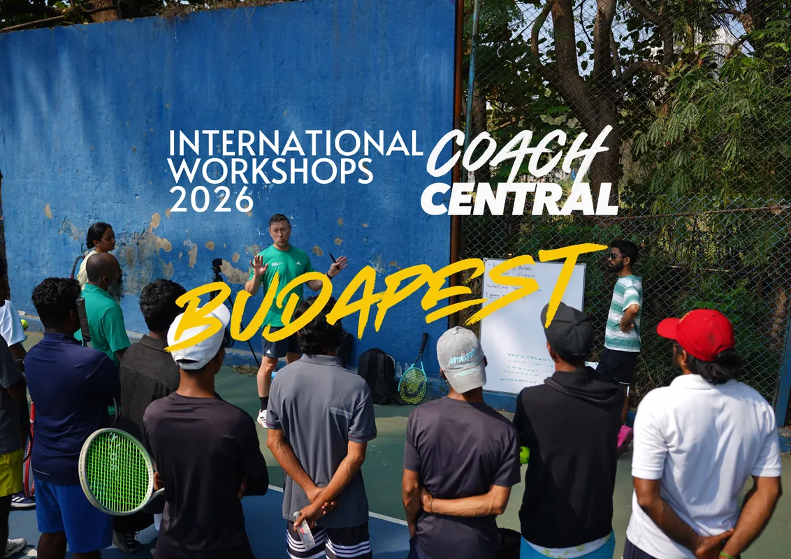 INTERNATIONAL COACH WORKSHOPS (BUDAPEST, HUNGARY) - 2-DAY TICKET (DEVELOPING THE JOURNEY OF THE SERVE & 10 & UNDER DOUBLES) (Mark Tennant, GBR)