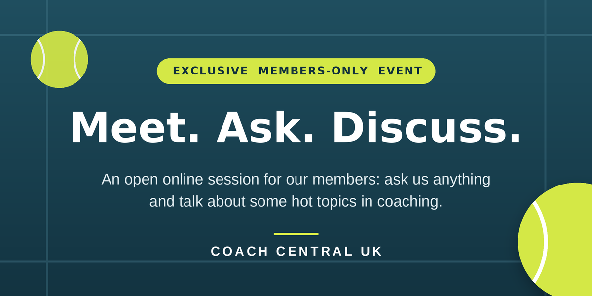 COACH CENTRAL EXCLUSIVE MEMBERS EVENT
