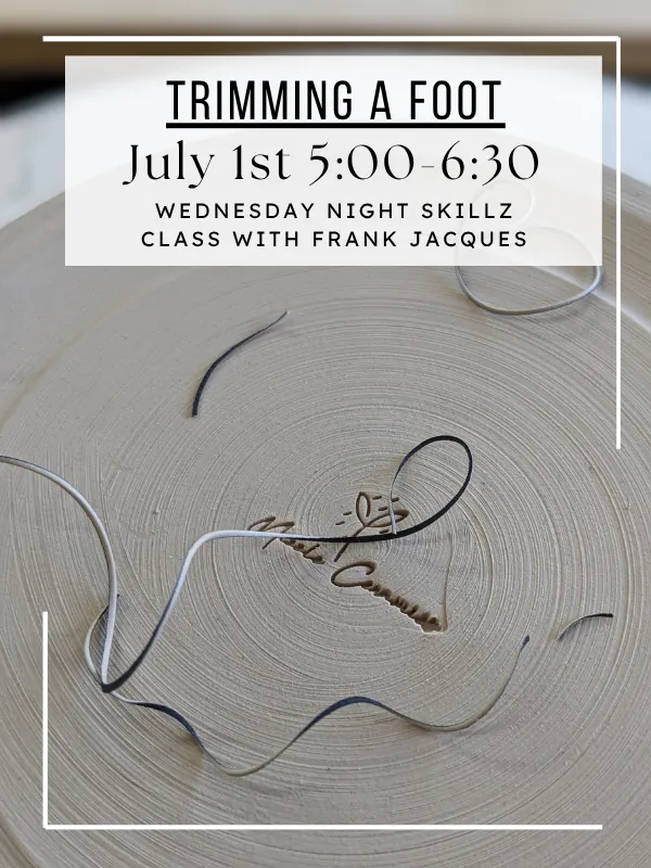 Wednesday Skillz Class -Trimming a Foot