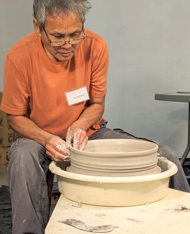 Pushing Clay with Tea Duong