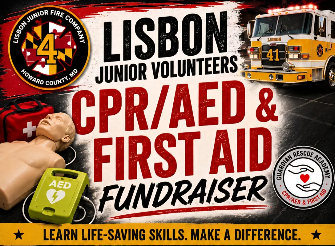 Lisbon Junior Volunteers CPR/AED & First Aid Fundraiser Class
