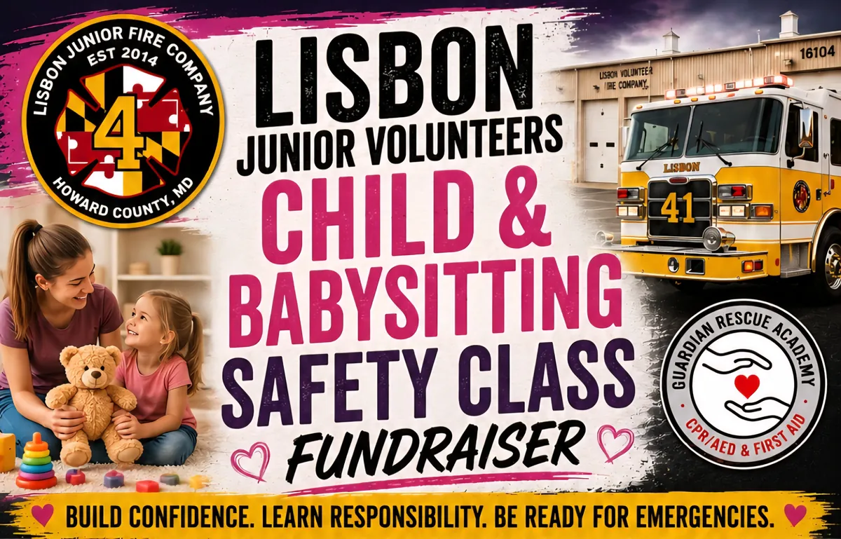 Lisbon Junior Volunteers Child & Babysitting Safety Fundraiser Class