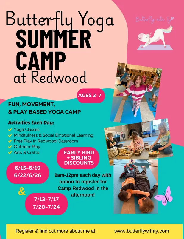 Summer Yoga Camp at Redwood