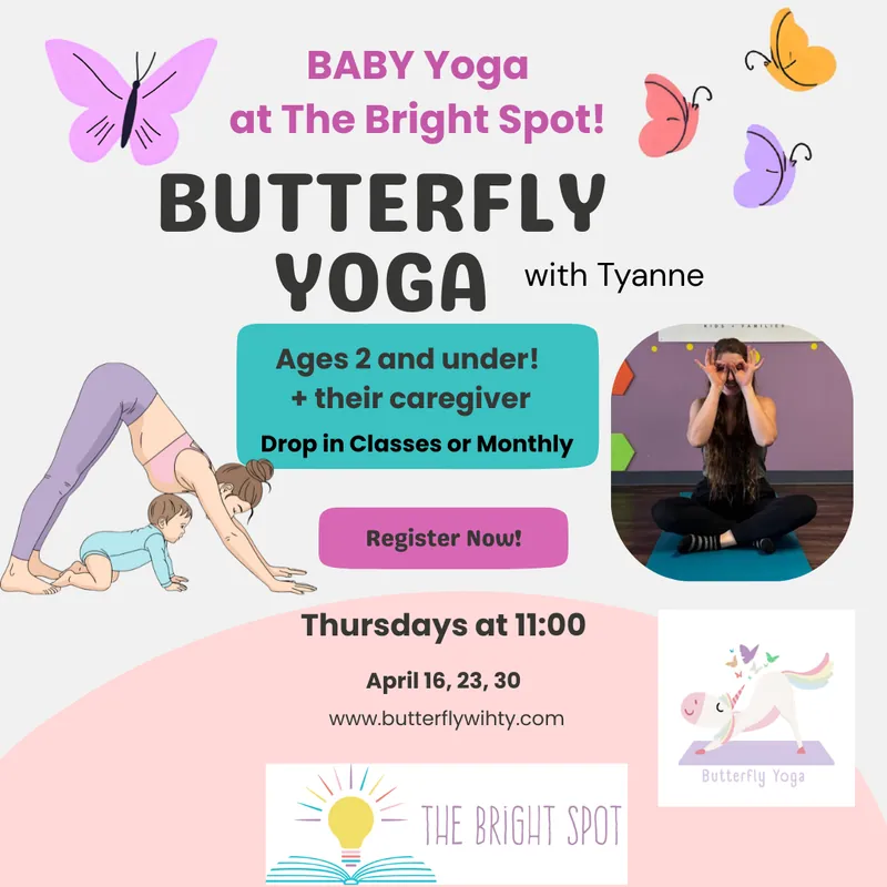 BABY Yoga at The Bright Spot: Thursdays 11:00- 0-2 yrs MONTHLY PKGE