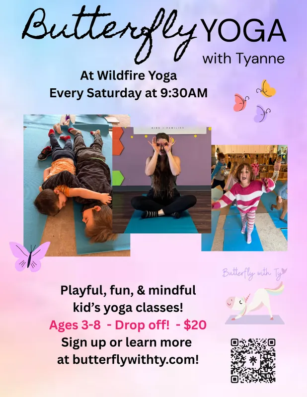 Monthly Kid’s Yoga at Wildfire! SEPTEMBER