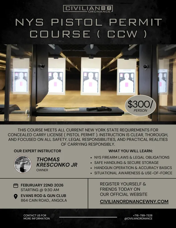 NYS Concealed Carry Course