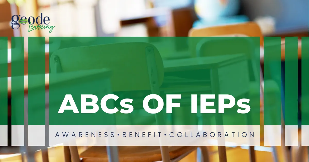Parent Workshop Series Part 1: ABCs of IEPs