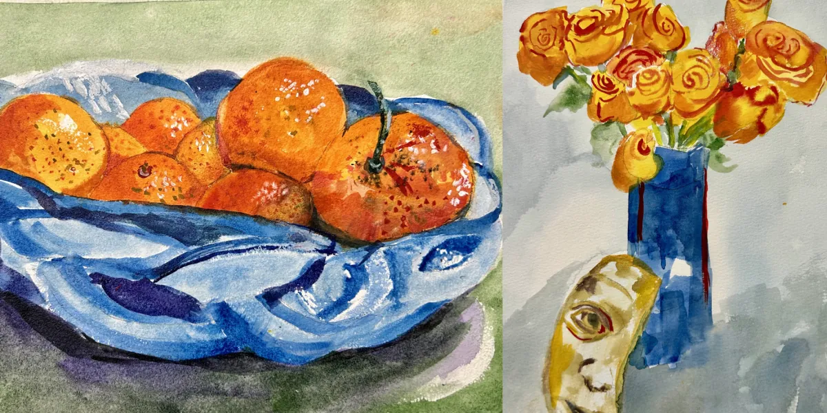 Watercolour Still Life by Valerie Kent