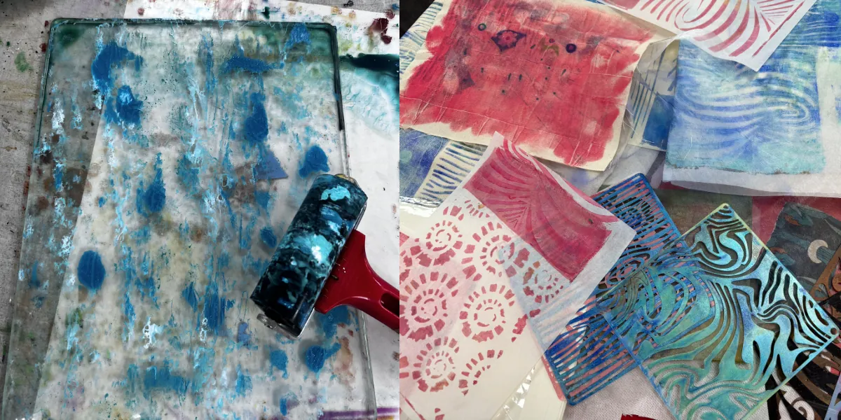 Gelli Plate Printmaking with Beth James