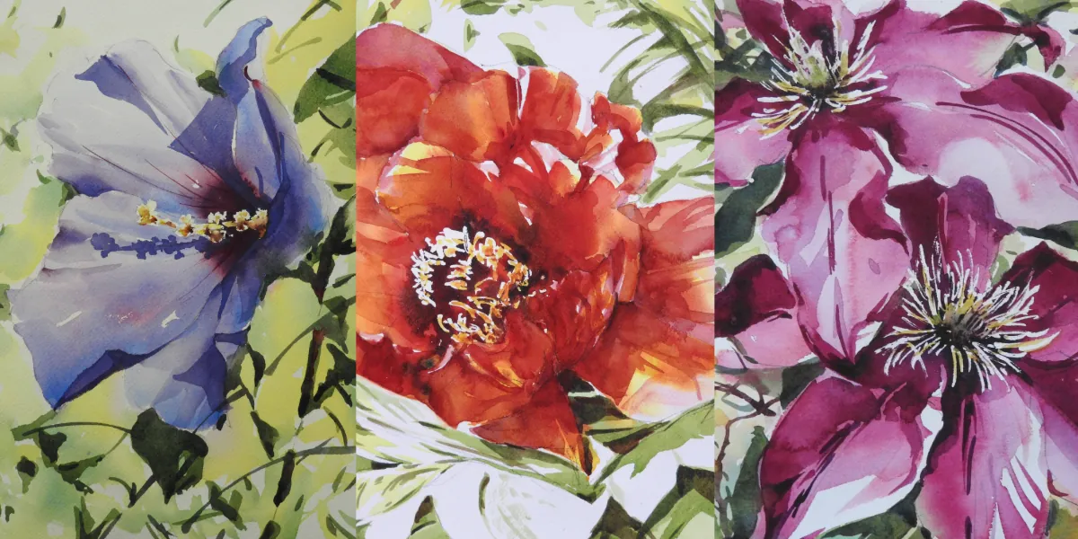 Glorious Florals in Watercolour with Hi-Sook Barker