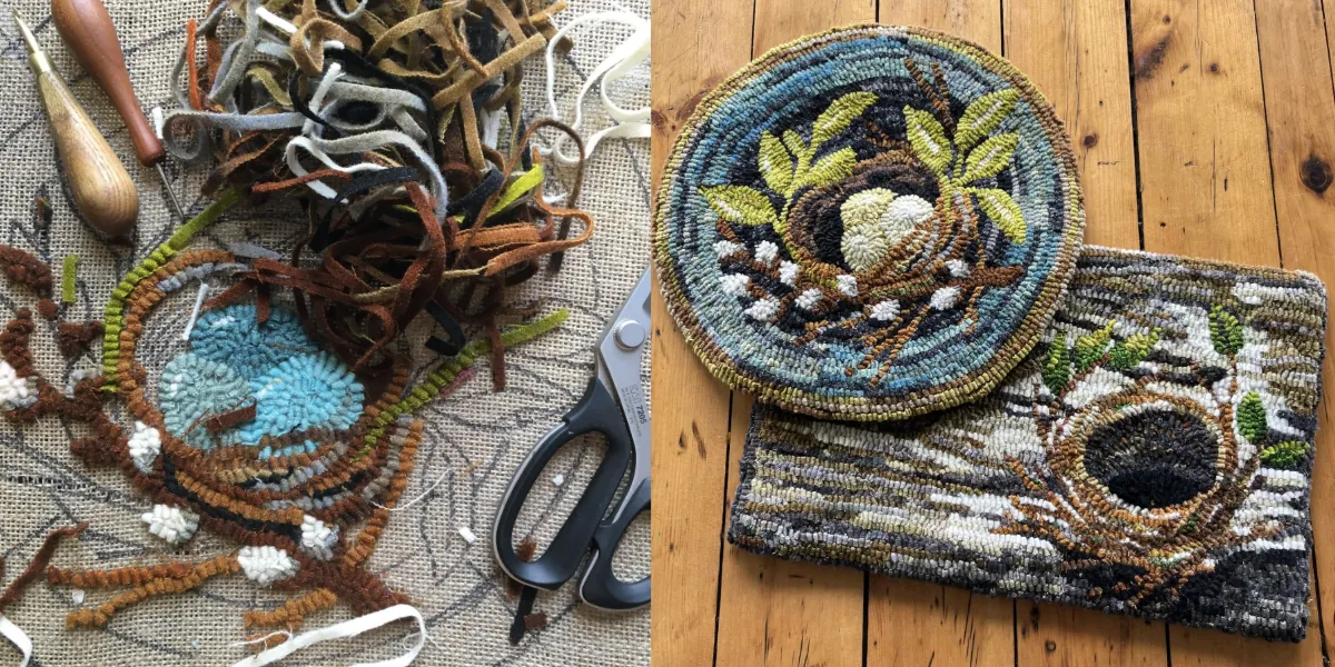 Rug Hooking with Bear Epp