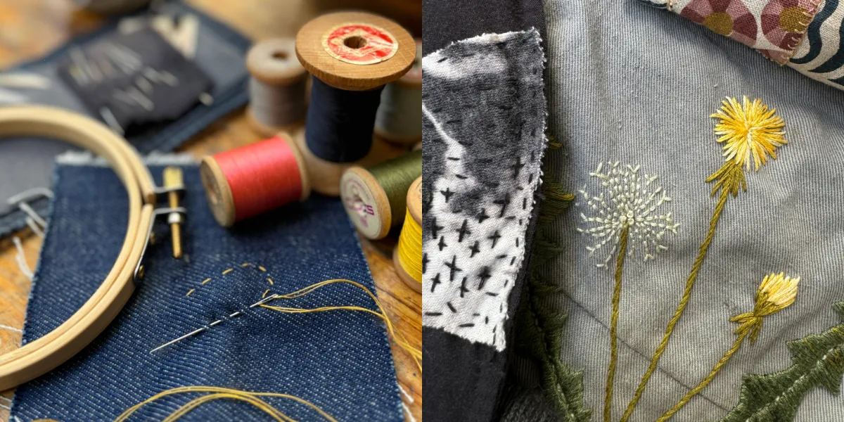 Stitching Skills: Knitting, Embroidery & Visible Mending with Tanya Fenkell