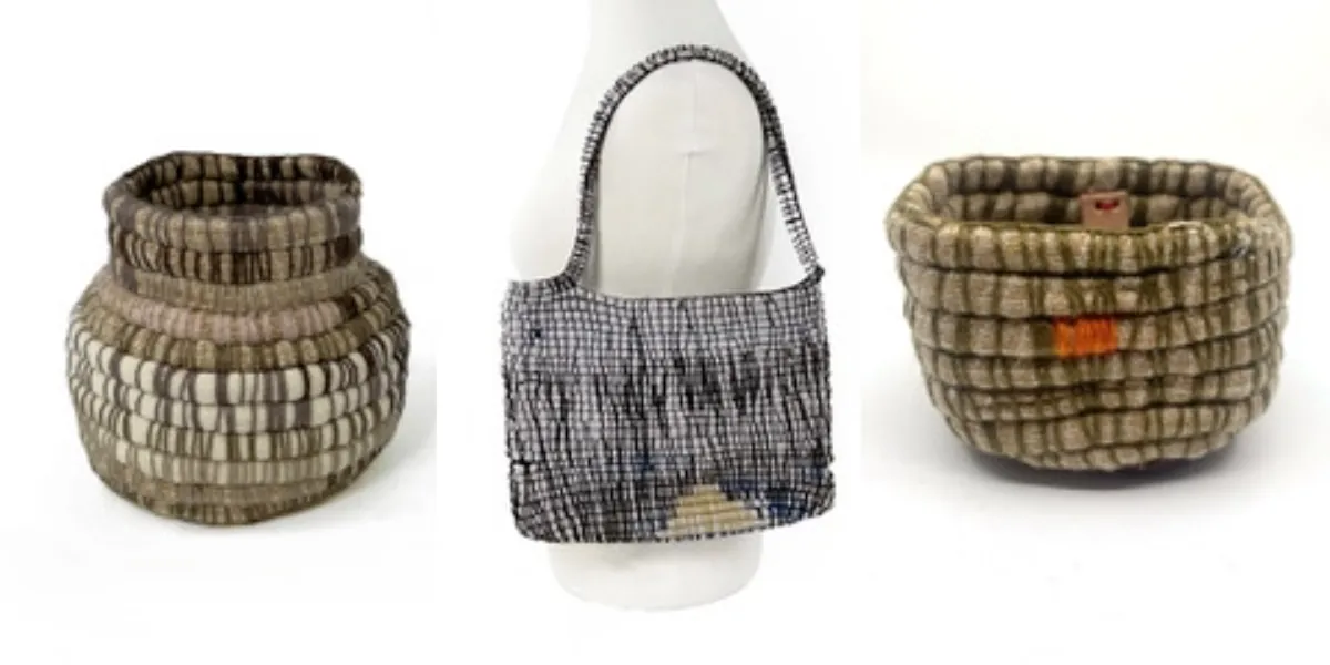 Coiling Baskets with Repurposed Textiles with Lora Bertolo