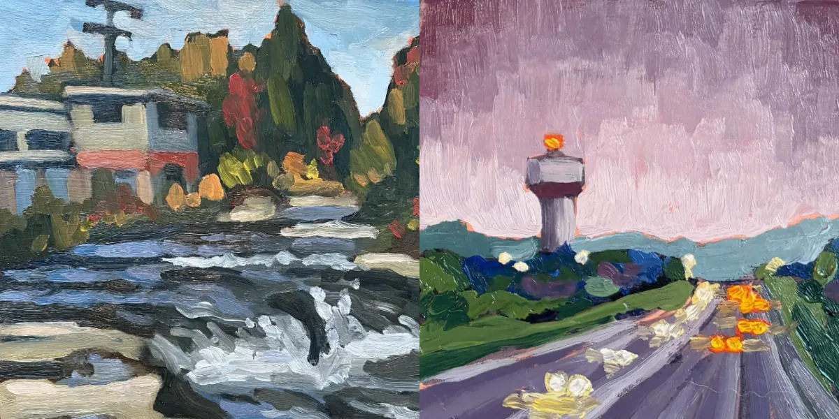 Painting Port Hope in the Fall with Luke Despatie