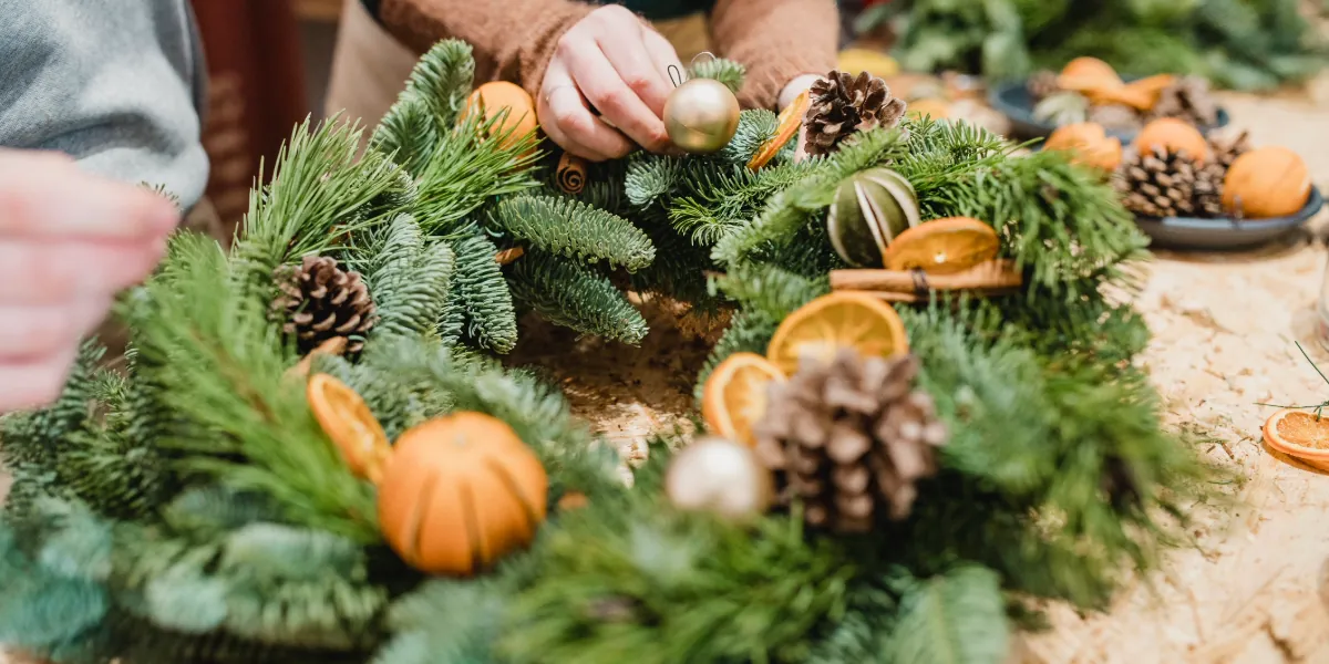 Evergreen Wreath Making by Beth James
