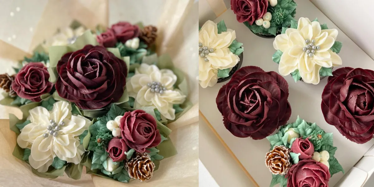 Holiday Floral Cupcake Bouquets with Addie Murchie