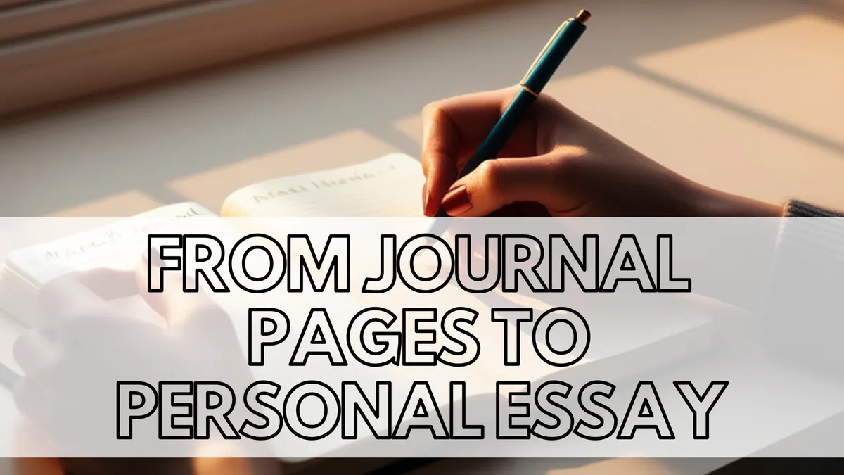 From Journal Pages to Personal Essay
